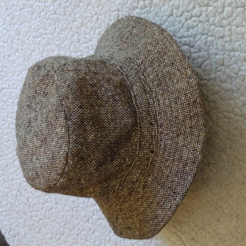 Totes Brown Packable Reversible Wool Blend Bucket… - image 5